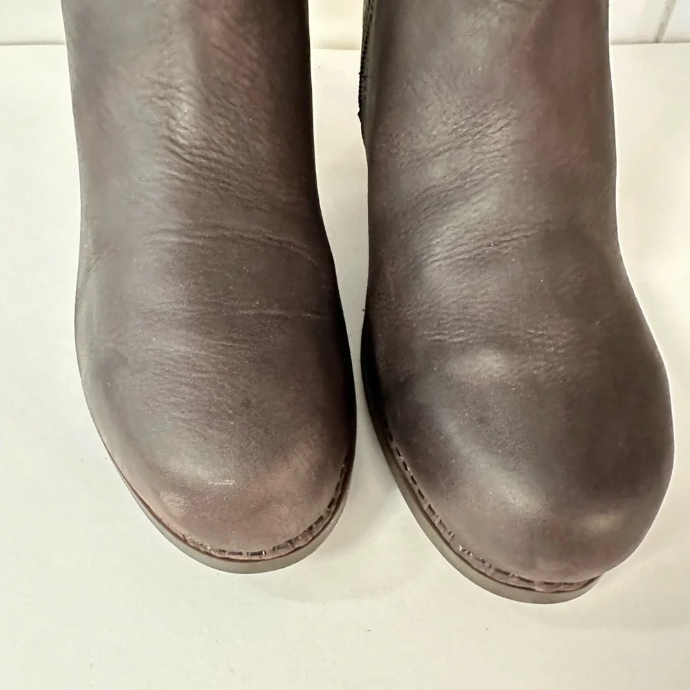 DANSKO 41 Hartley nubuck leather woman side zip 2.25